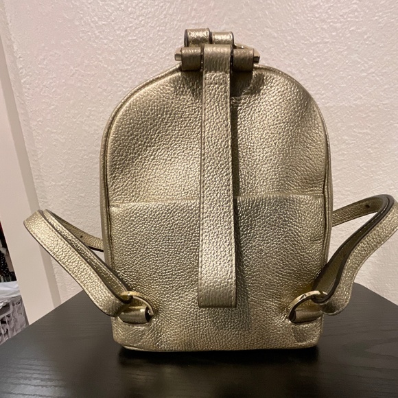 HENRI BENDEL Backpack Metallic Gold LIKE NEW main image 12